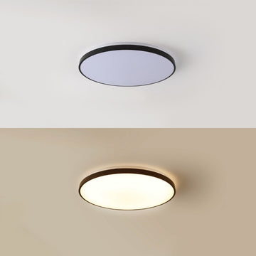Astrid 21.25" Modern Minimalist Iron Circle Integrated LED Flush Mount - JONATHAN Y